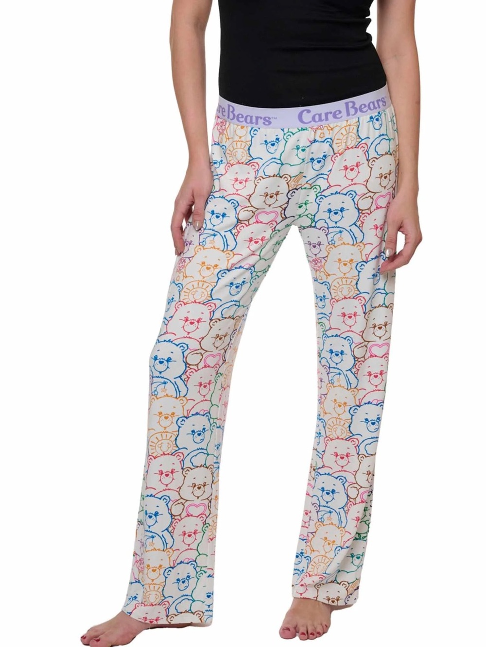 Care Bears Rainbow Face Lounge Pants Care Bears Pajama Pants